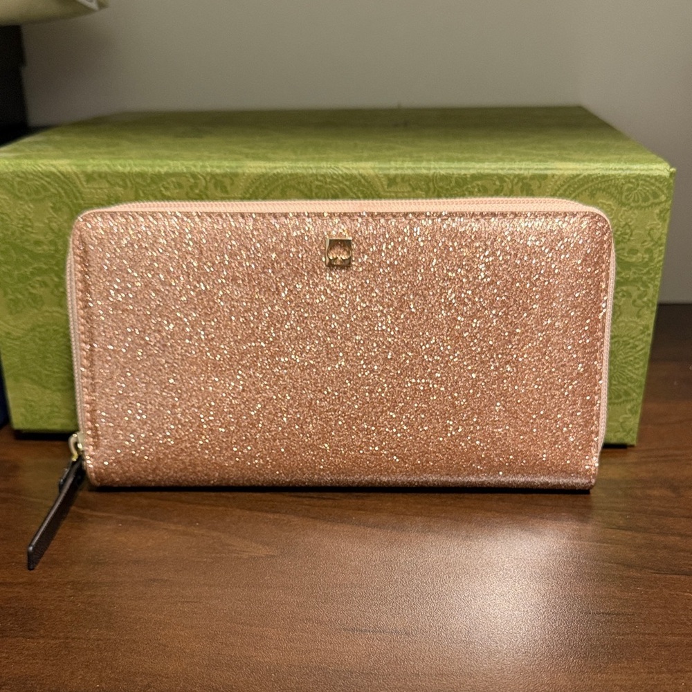 Kate Spade Mavis Street Neda Wallet in Rosegold